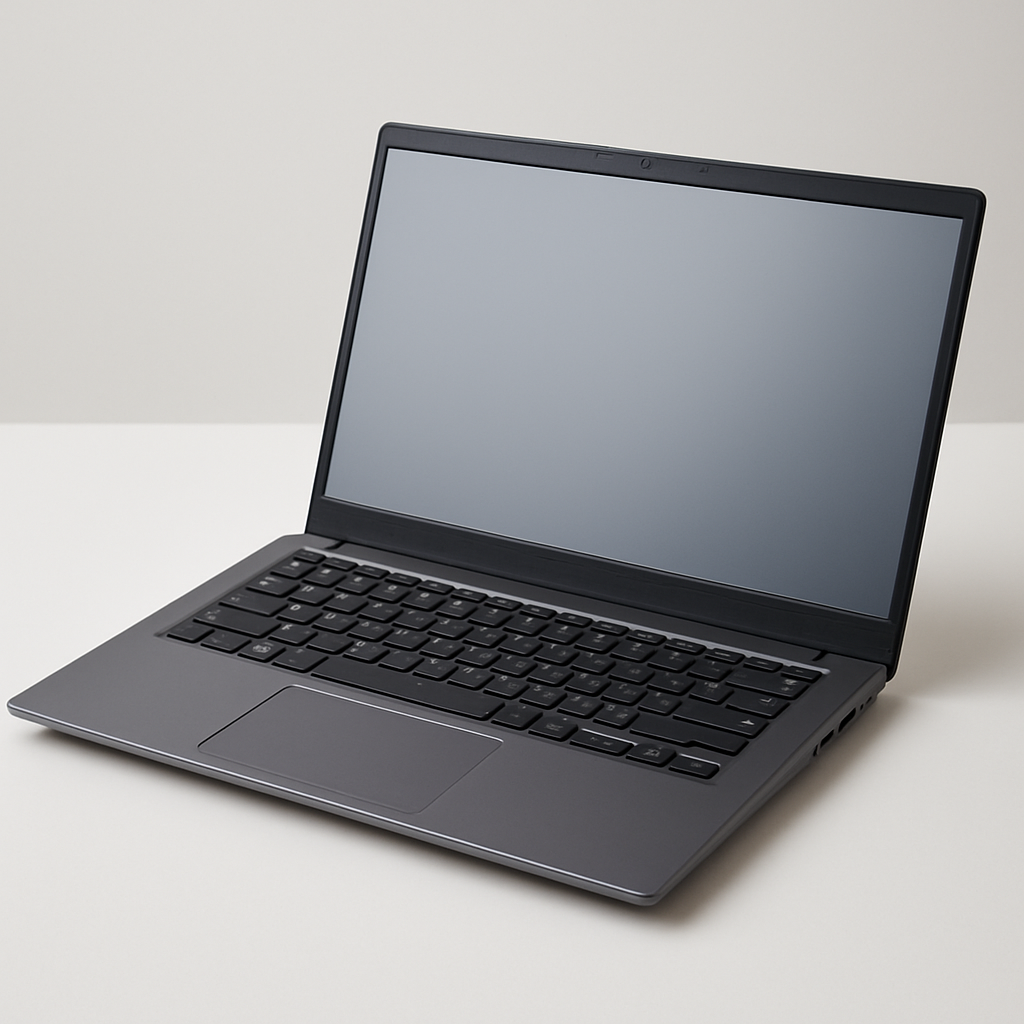 ASUS Vivobook Go 15 (E1504GA‑NJ440W) aberto visto de frente