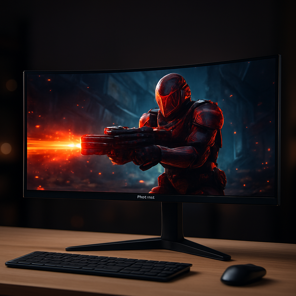 Uso multitarefa em monitor ultrawide 34" com janelas lado a lado