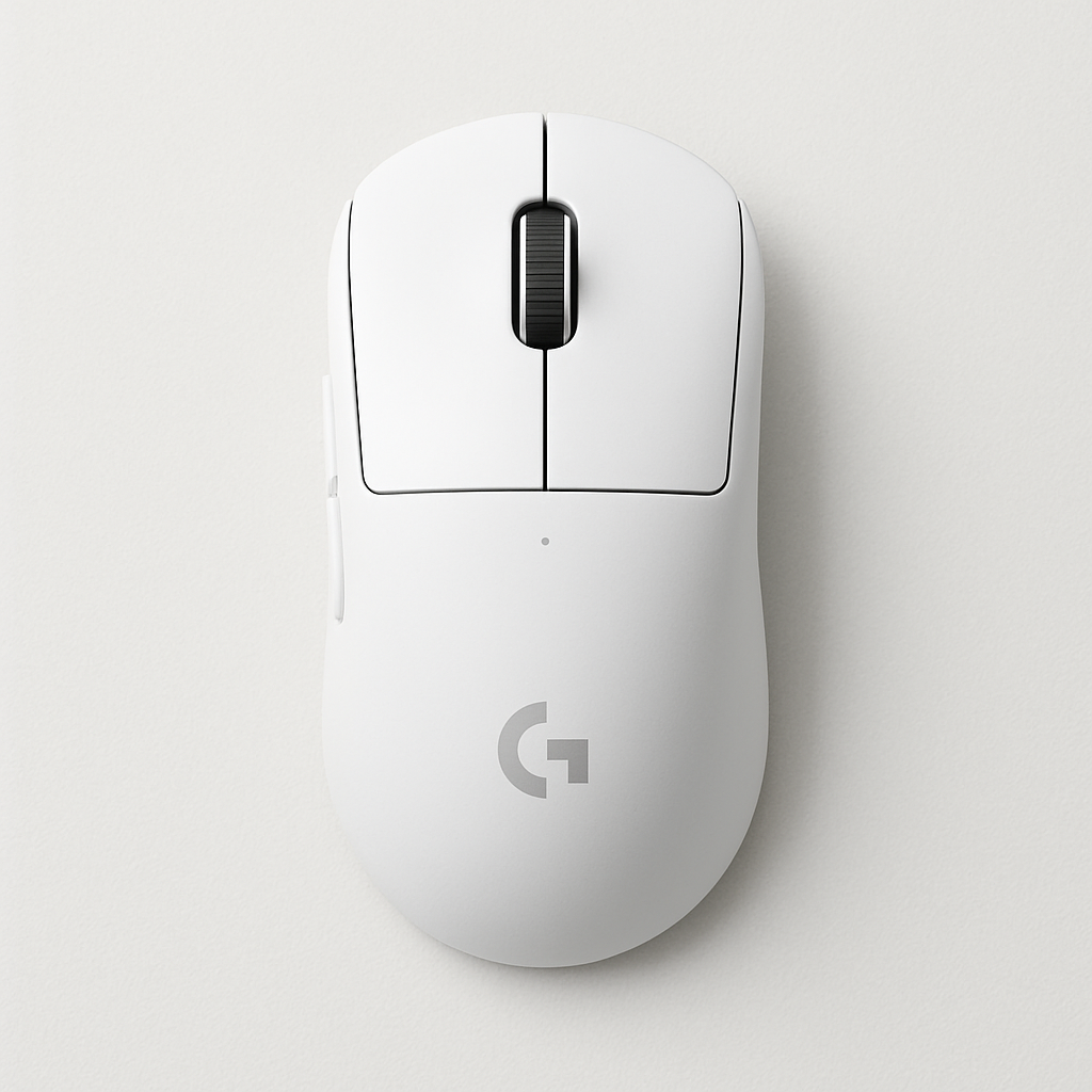 Logitech G PRO X SUPERLIGHT 2 vista superior — mouse ambidestro ultraleve.